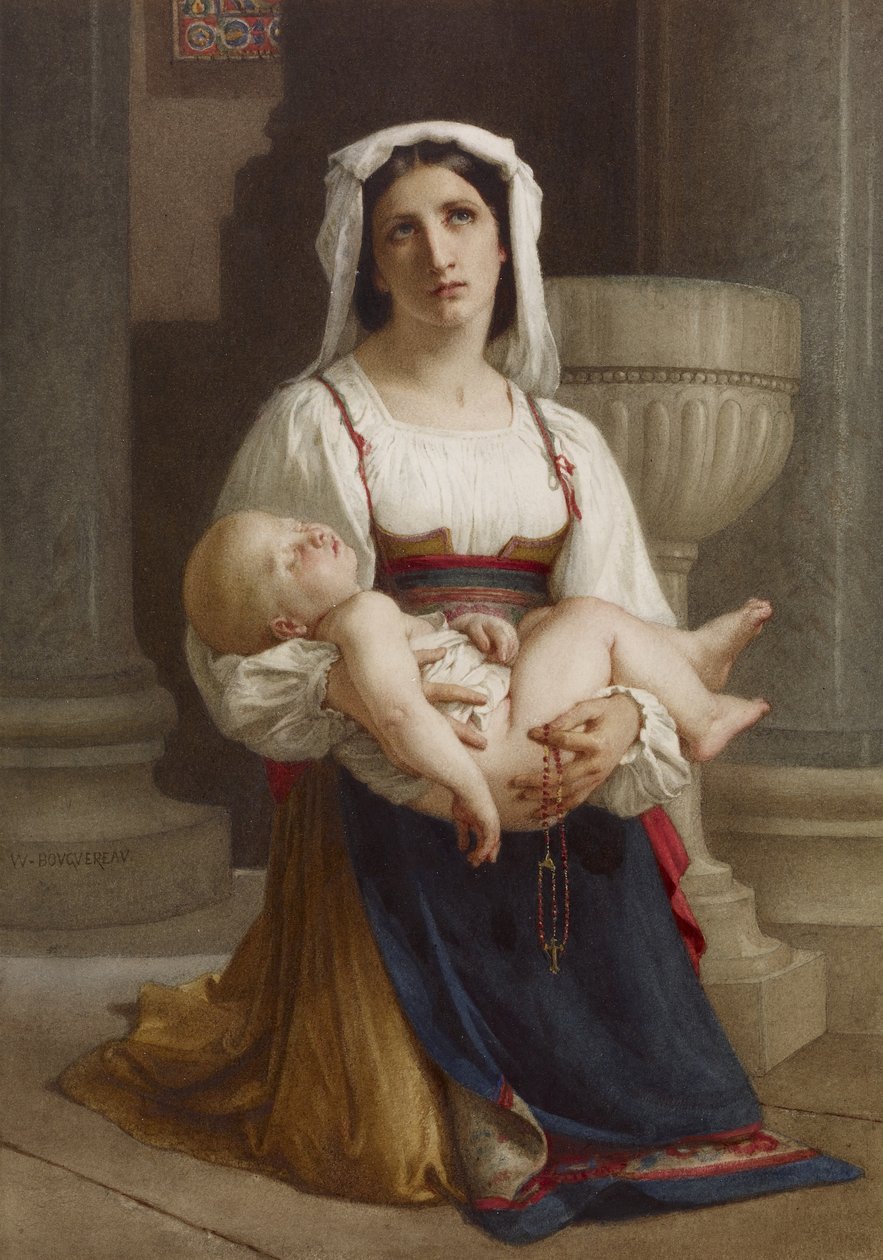 Bøn til Jomfruen af William-Adolphe Bouguereau