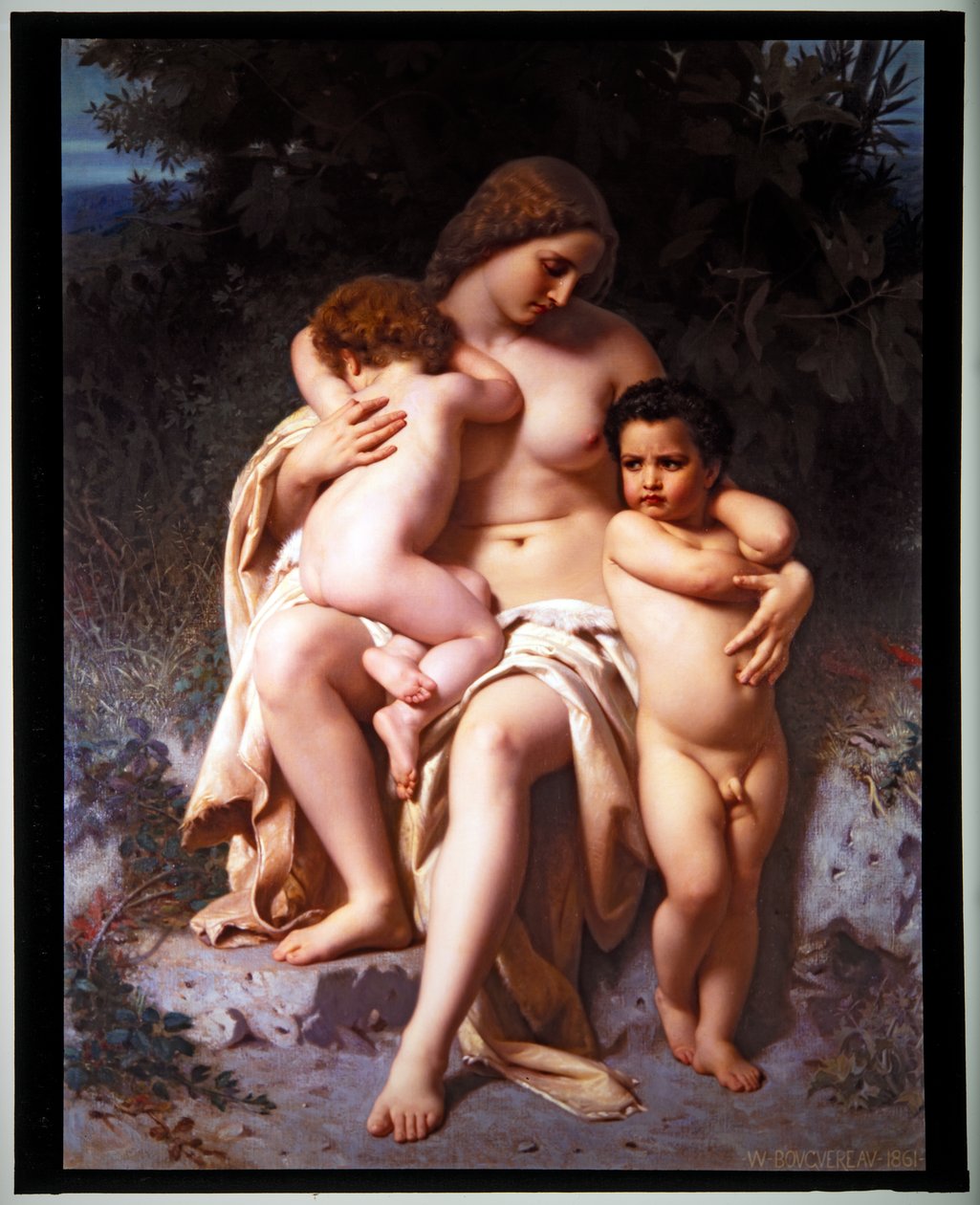 Den første uenighed af William Adolphe Bouguereau