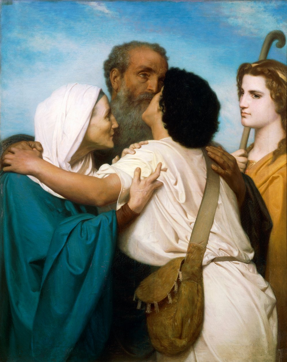 The Return of Tobias af William Adolph Bouguereau (1825-1905) af William Adolphe Bouguereau