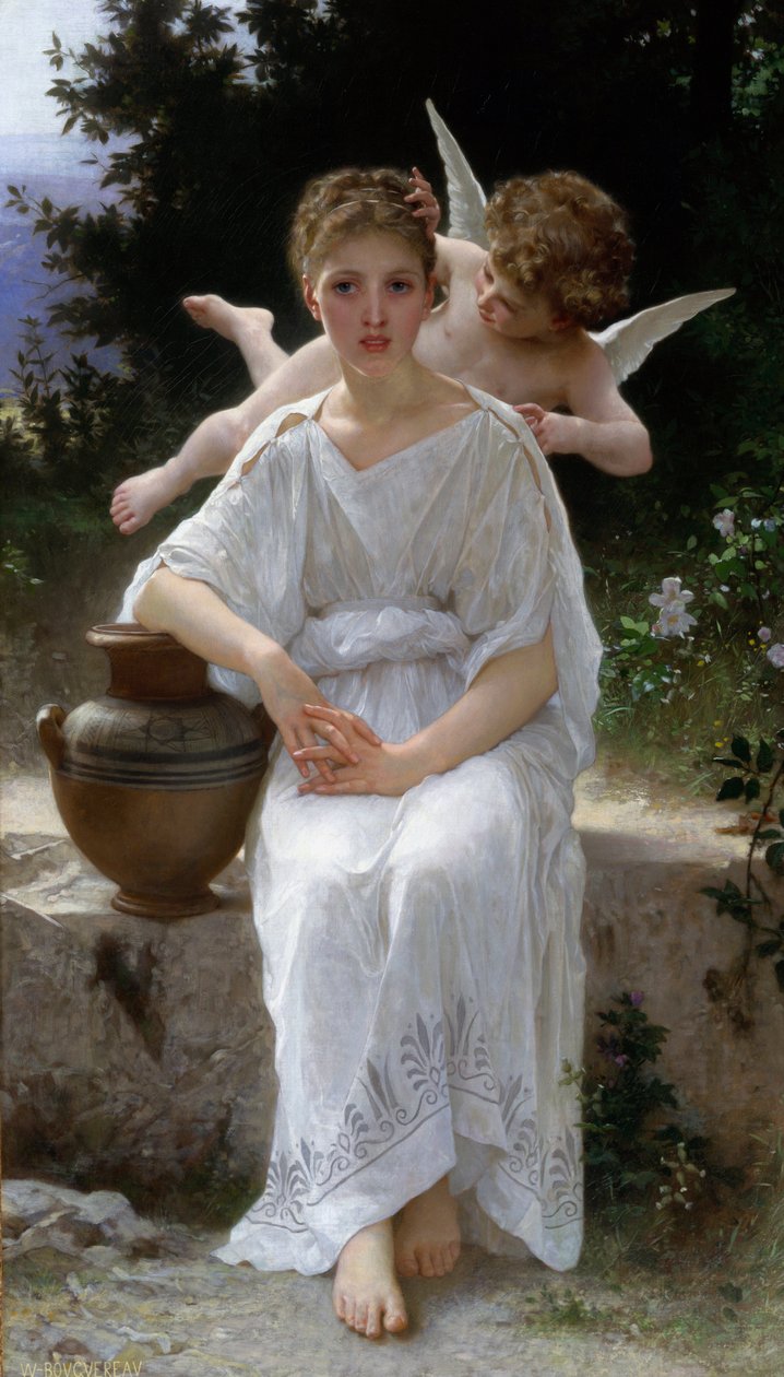 Ung kærlighed. 19. århundrede (maleri) af William-Adolphe Bouguereau