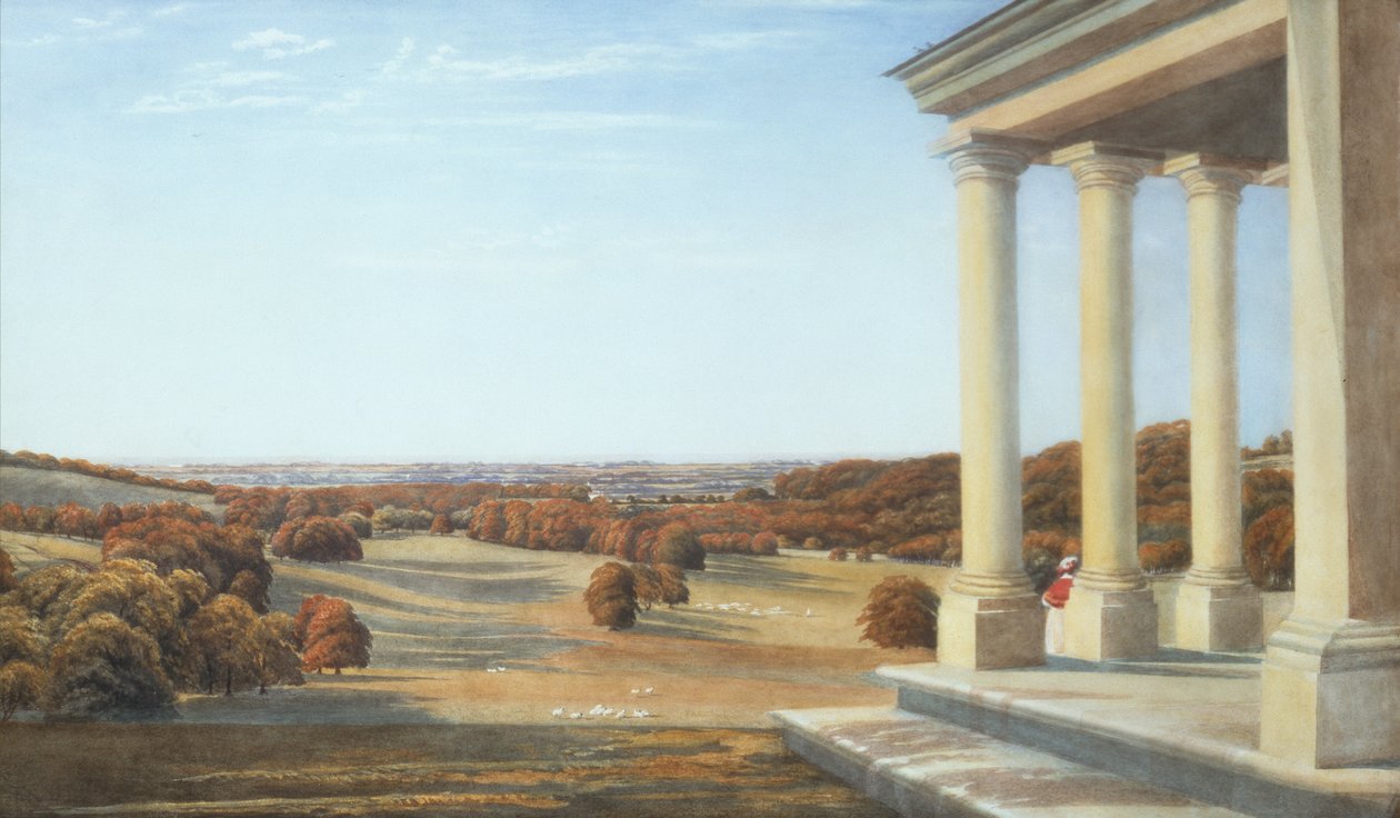 Dale Park, Arundel, Sussex (blyant og akvarel) af Joseph Mallord William Turner