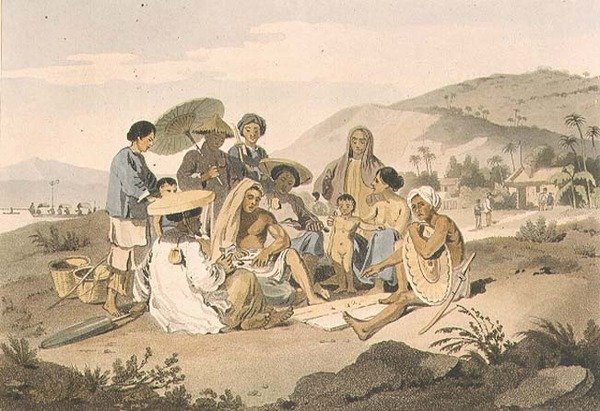 A Group of Cochin-kinesere, plade 14 fra 