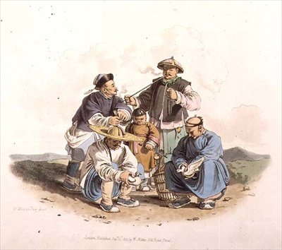 Chinese Gamblers, tallerken 40 fra 