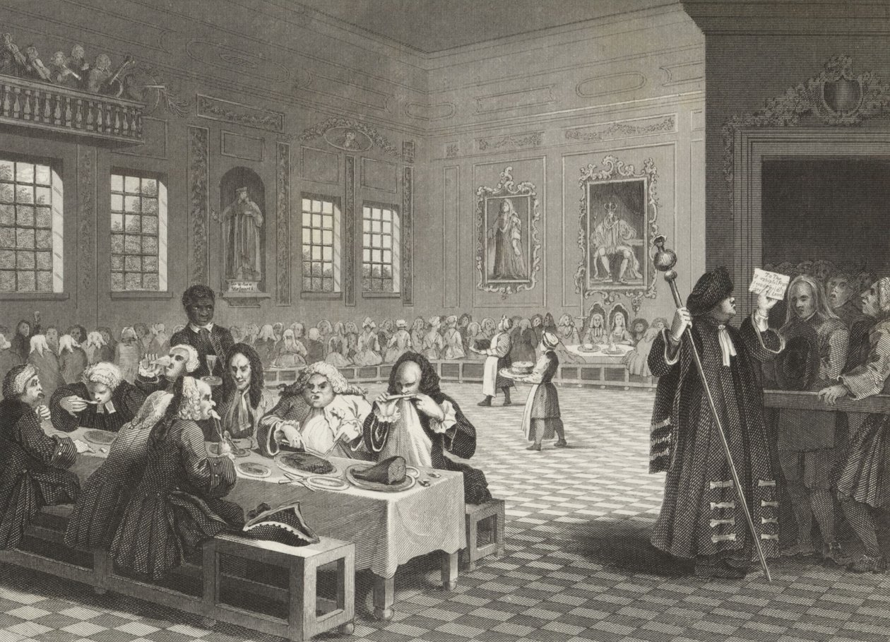Goodchild i Guildhall - af William (after) Hogarth