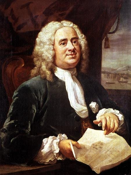 Portræt af Daniel Locke (ca. 1682-1754) (olie på lærred) af William (after) Hogarth