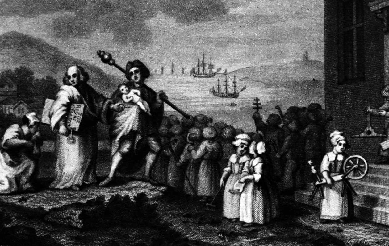 The Foundlings af William (after) Hogarth