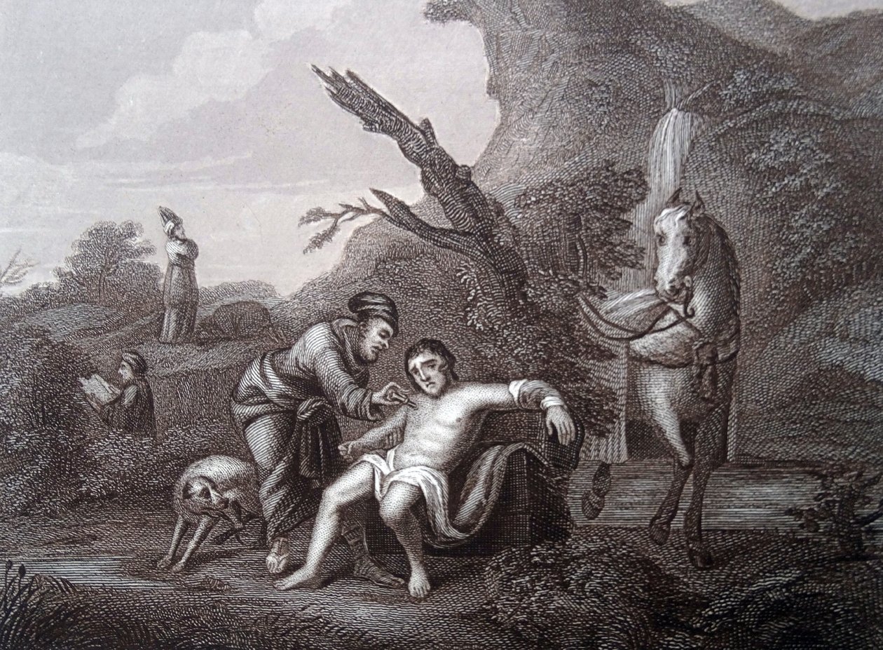 Laupias samarialainen af William (after) Hogarth