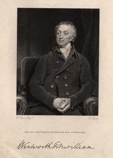 William Wentworth Fitzwilliam, 2. jarl Fitzwilliam (1748-1833), graveret af R. Hicks af William (after) Owen