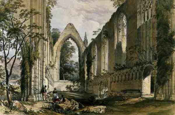 Bolton Abbey, korets indre, fra 