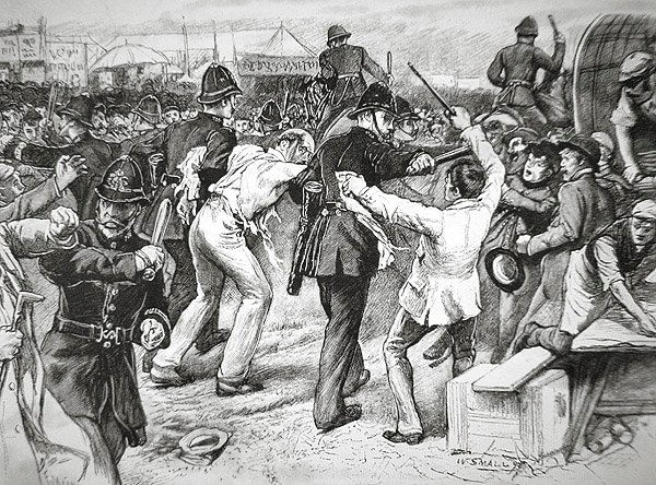 The Welsher, indgraveret af Meaulle, F.L. (1844-1901) (gravering) af William (after) Small