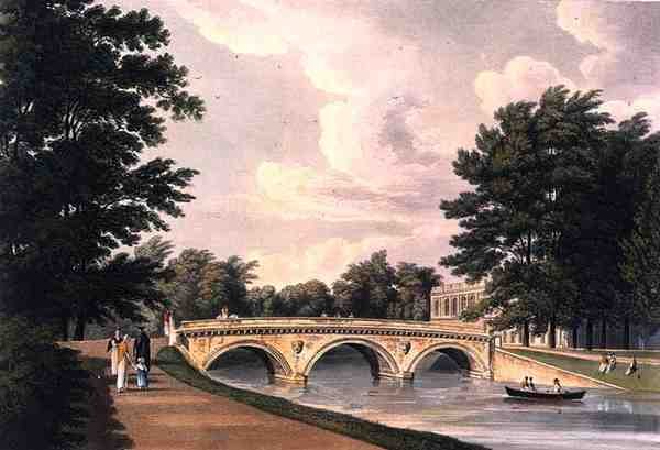 Trinity College Bridge, Cambridge, fra 
