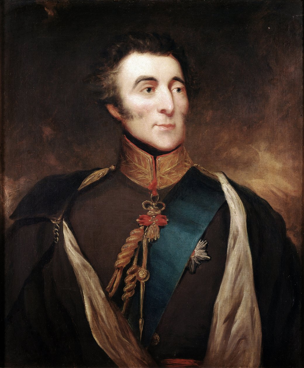 Portræt af hertug Arthur Wellesley Wellington (olie på lærred af William (attr. to) Etty