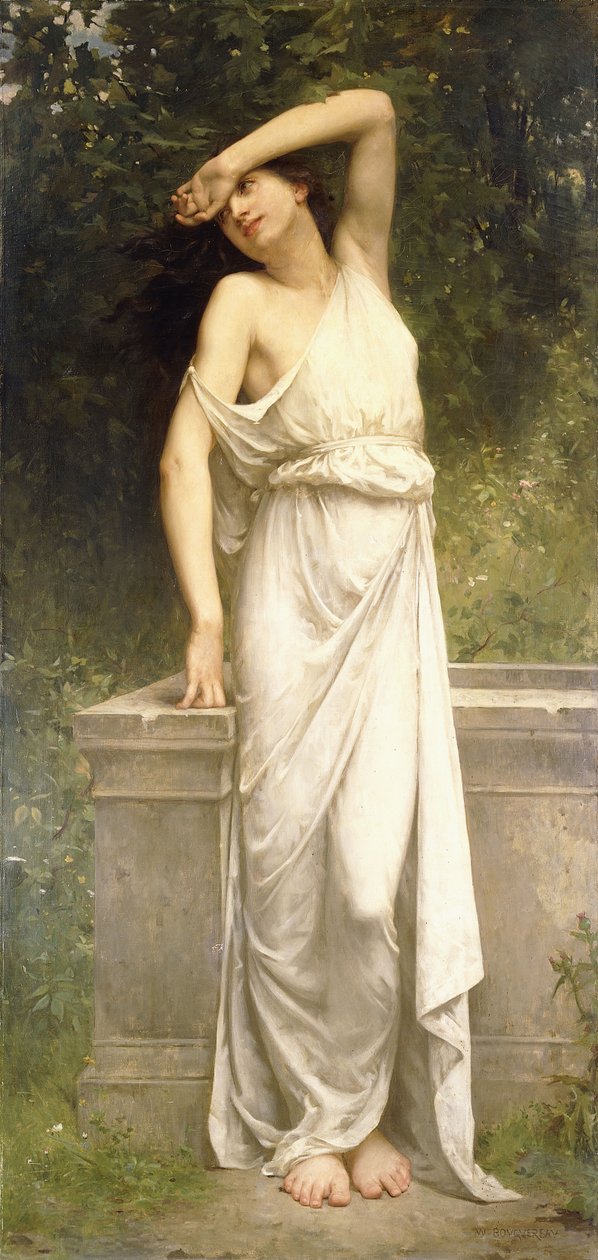En klassisk skønhed ved en brønd, af William Adolphe Bouguereau