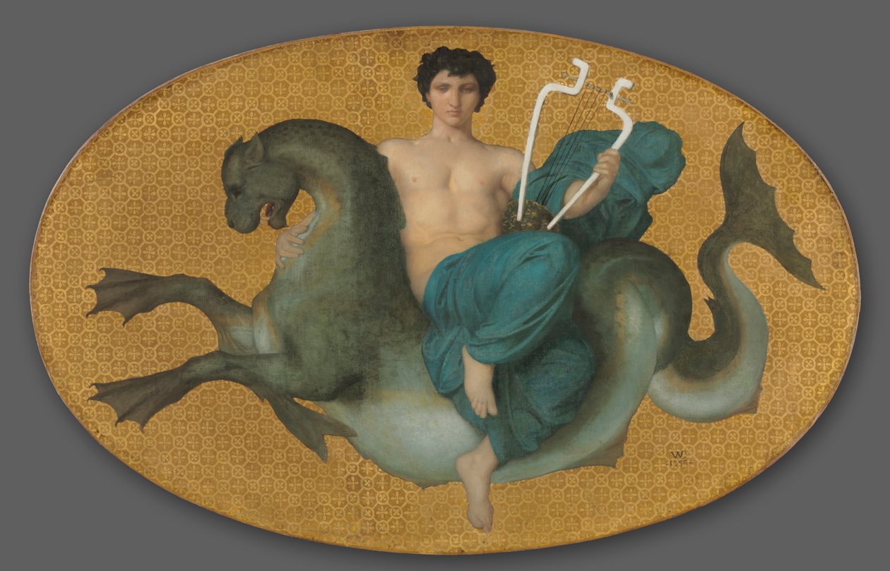 Arion på en havhest, 1855. af William Adolphe Bouguereau