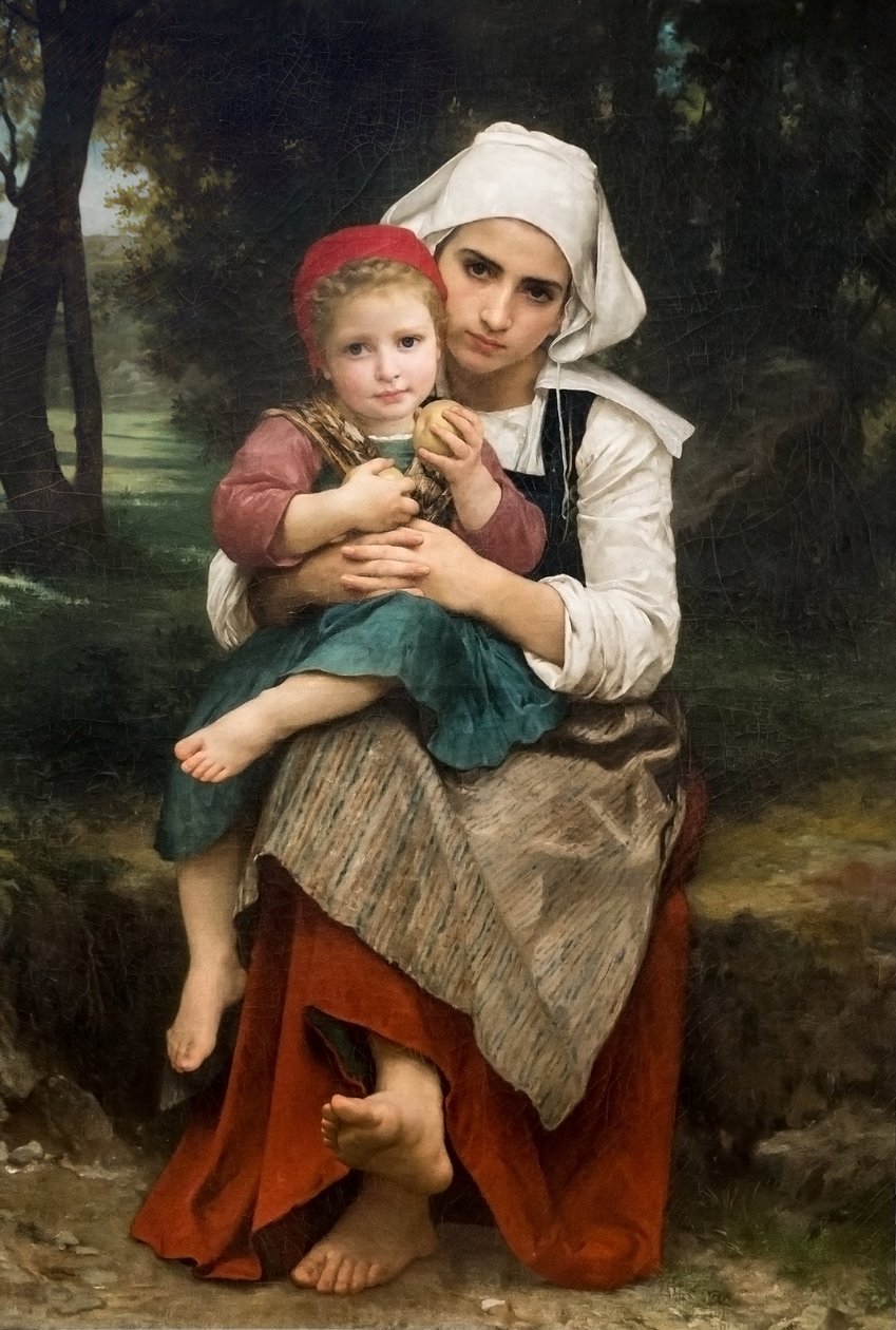 Bretonsk bror og søster af William Adolphe Bouguereau