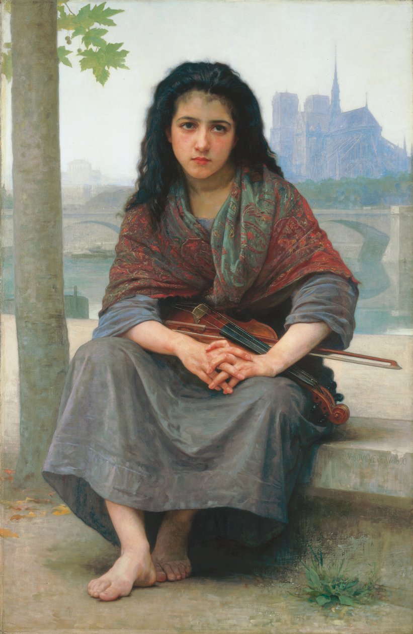De hjemløse, 1890 af William Adolphe Bouguereau