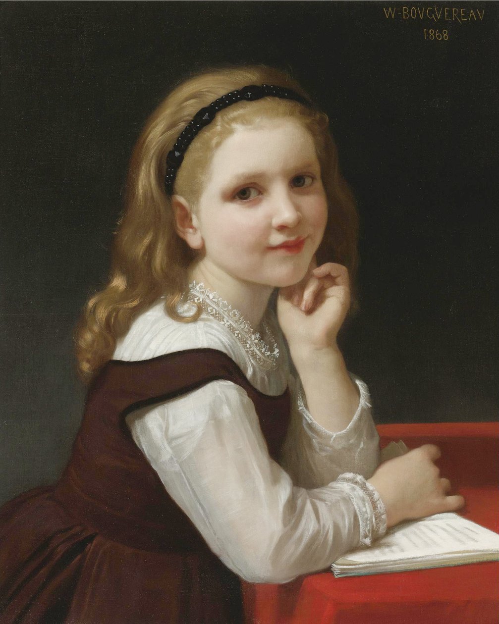 Distraktion af William Adolphe Bouguereau