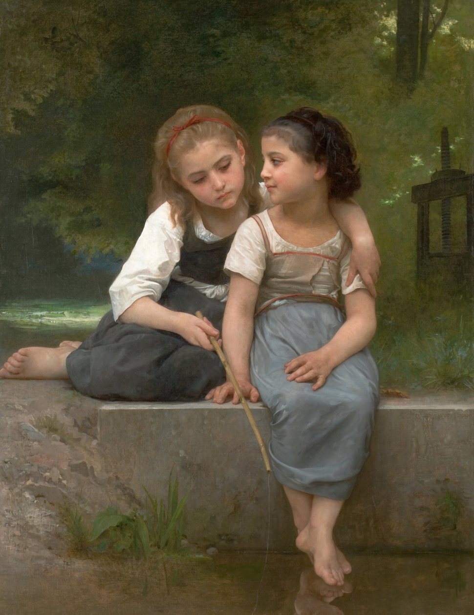 Fiskeri efter frøer af William Adolphe Bouguereau