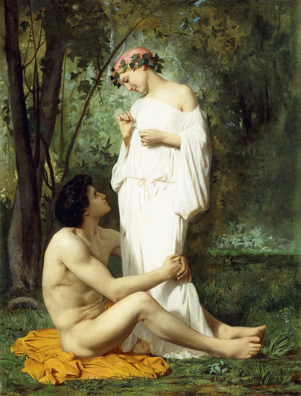 Idyll, 1851-52 af William Adolphe Bouguereau