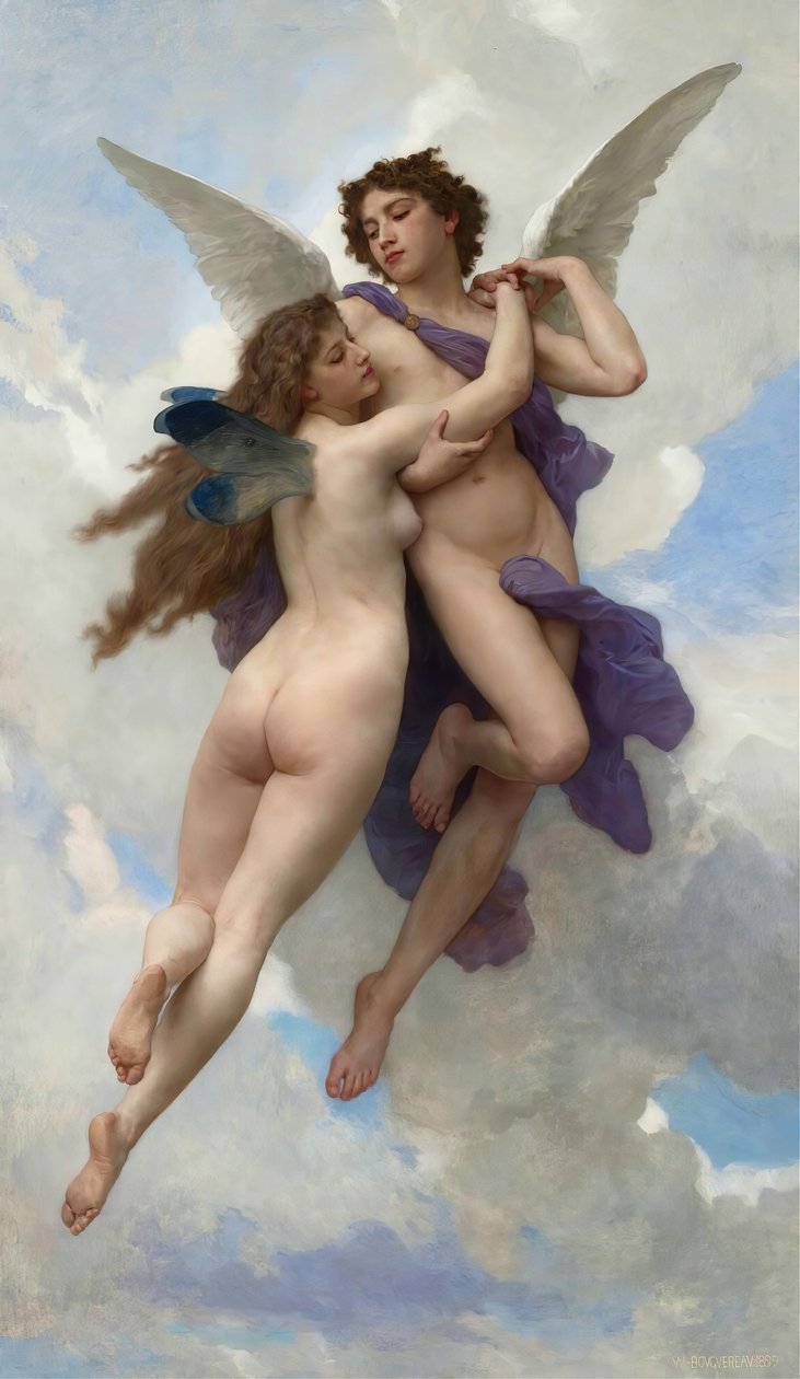 Amor og Psyche Amor og Psyche, 1889. af William Adolphe Bouguereau