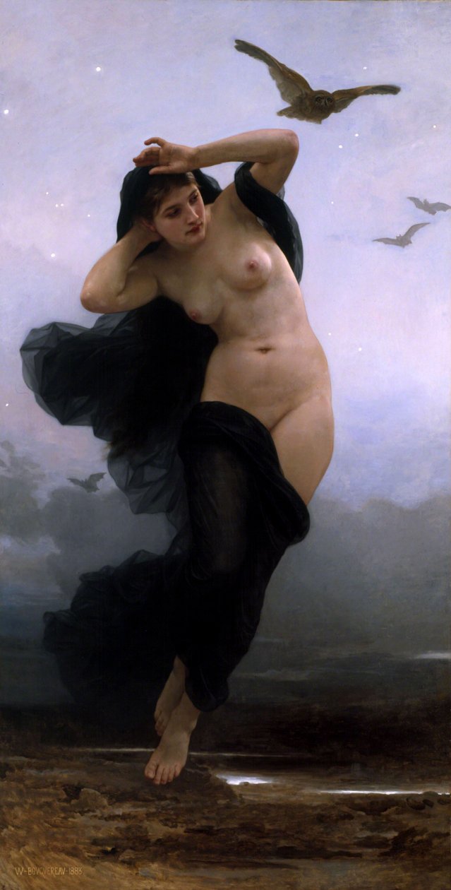 Natten af William Adolphe Bouguereau
