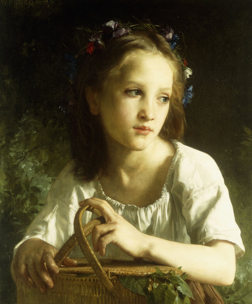La Petite Ophelie, 1875 af William Adolphe Bouguereau