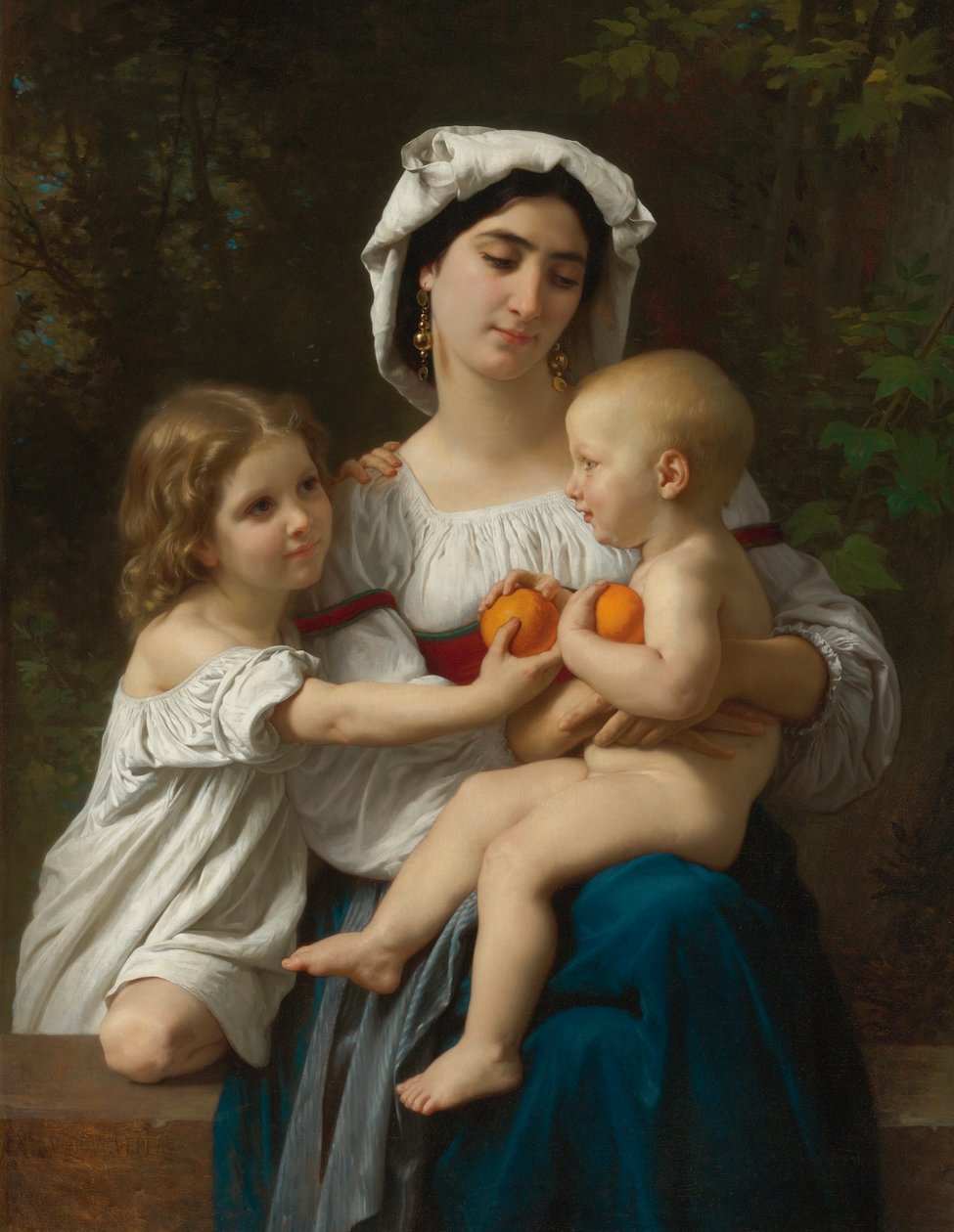 Les Oranges af William Adolphe Bouguereau