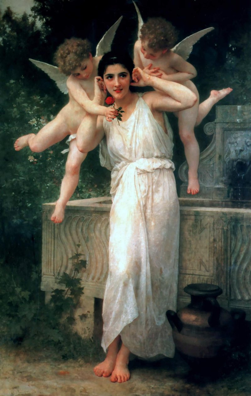 Opvågning af hjertet af William Adolphe Bouguereau