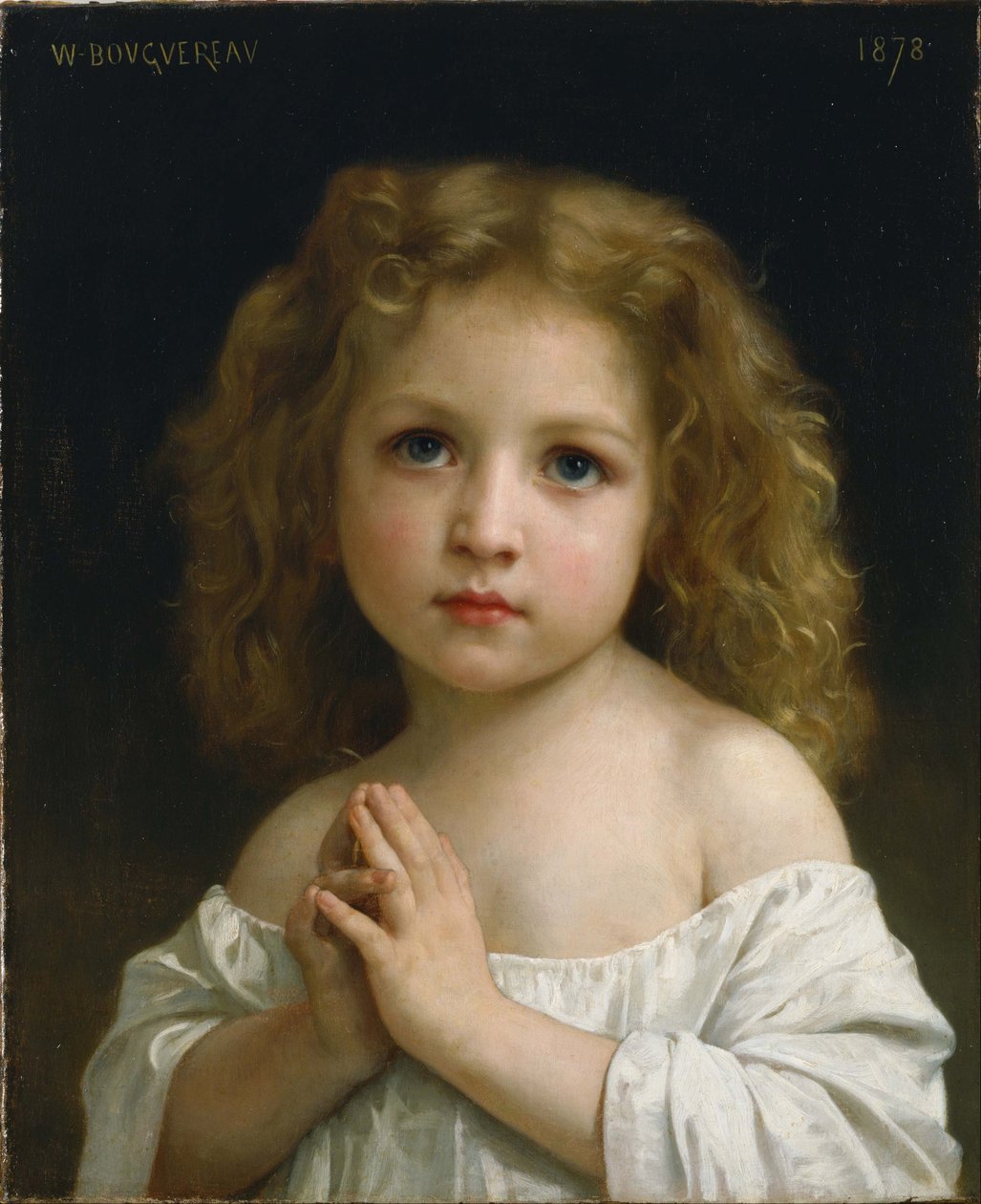 Lille pige, 1878 af William Adolphe Bouguereau