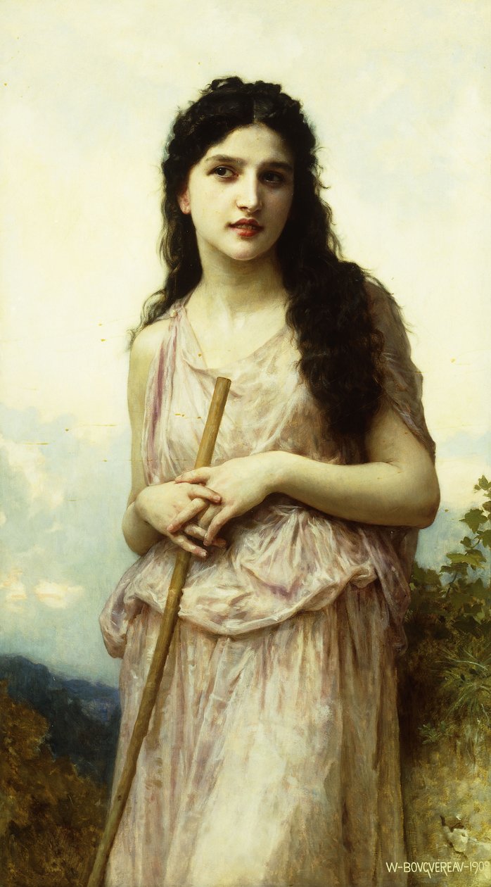 Meditation, 1902 af William Adolphe Bouguereau