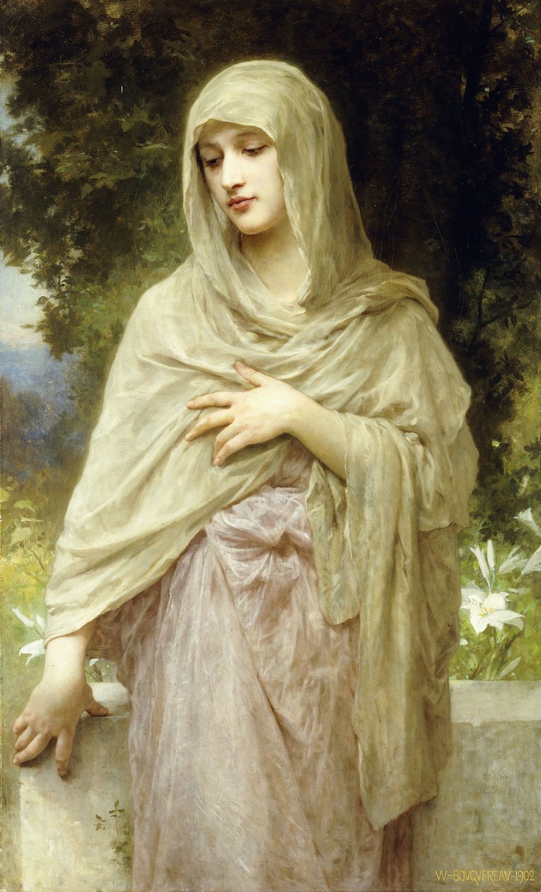 Meditation, 1902 af William Adolphe Bouguereau