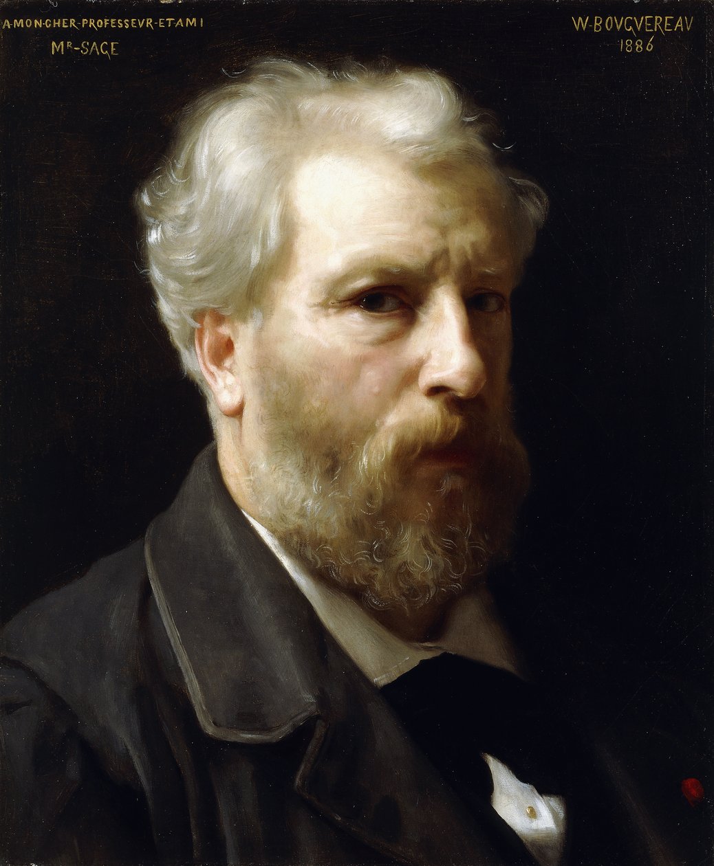 Selvportræt, 1886 af William Adolphe Bouguereau