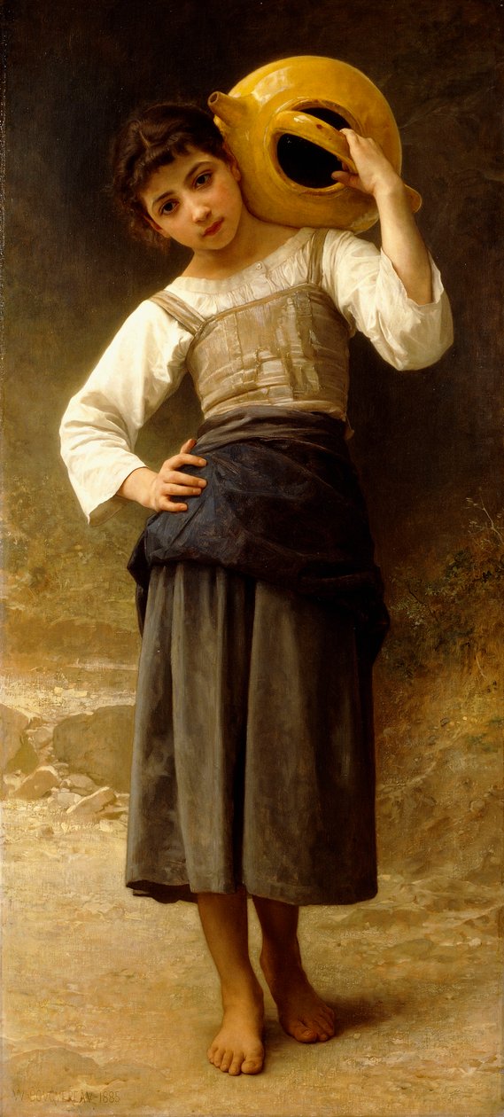 Vandpigen, af William Adolphe Bouguereau