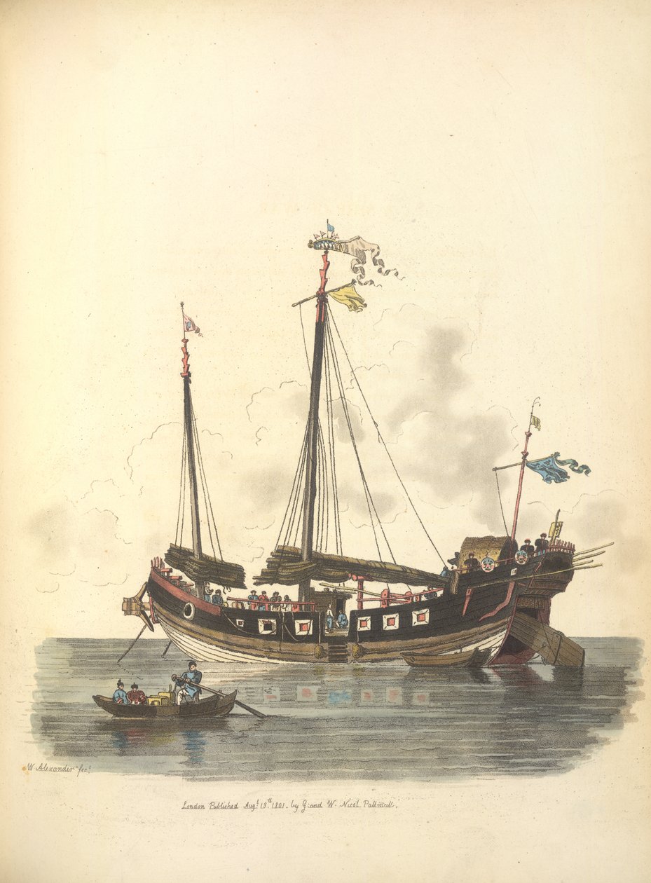 Et krigsskib af William Alexander
