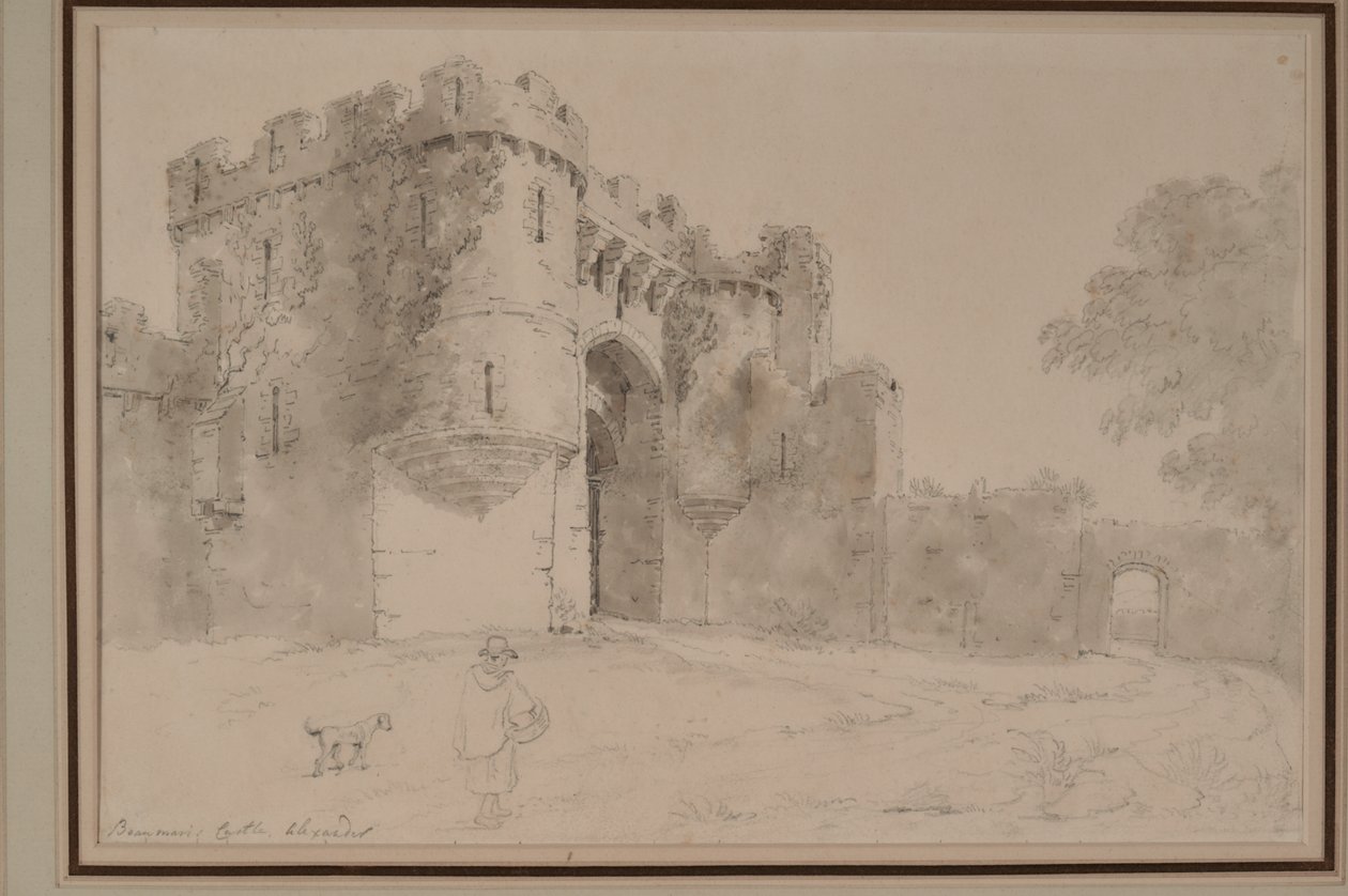 Beaumaris Castle, Anglesey af William Alexander