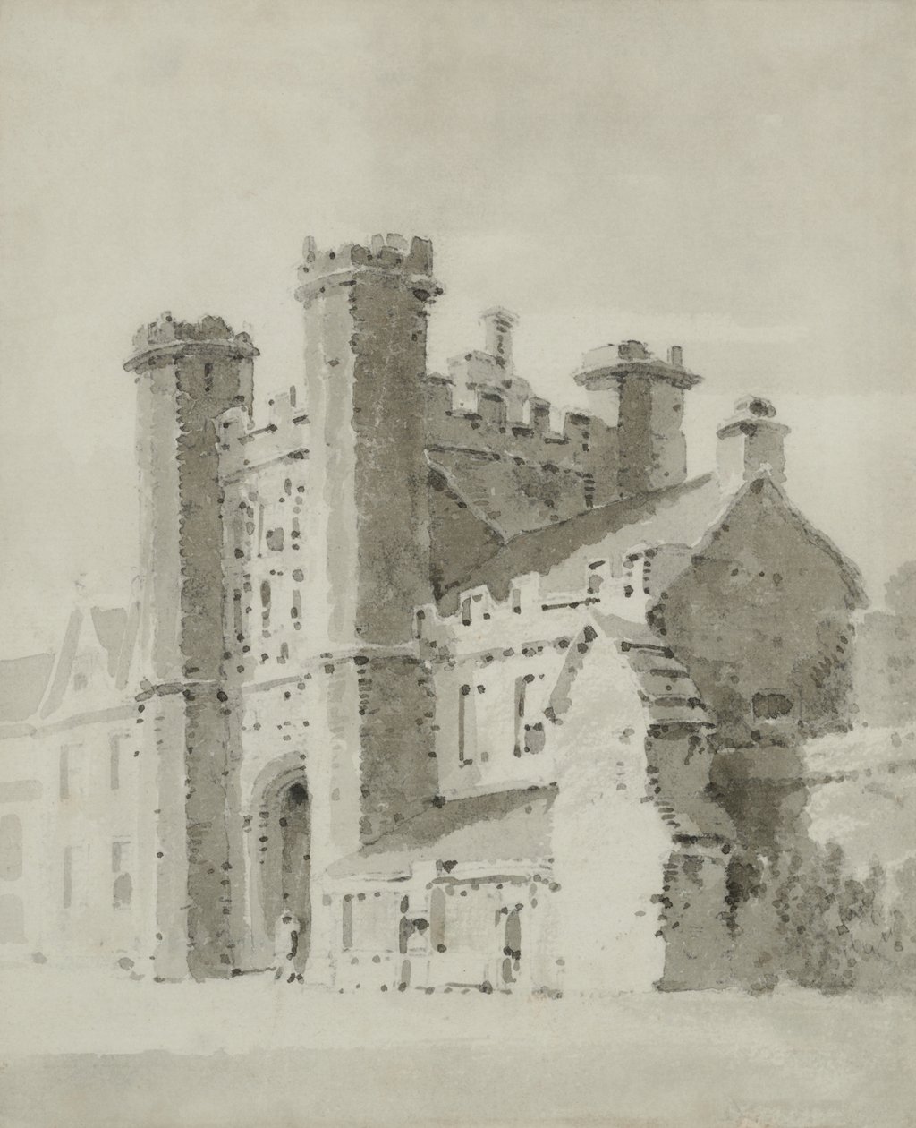 Bishops Palace, Wells Cathedral af William Alexander