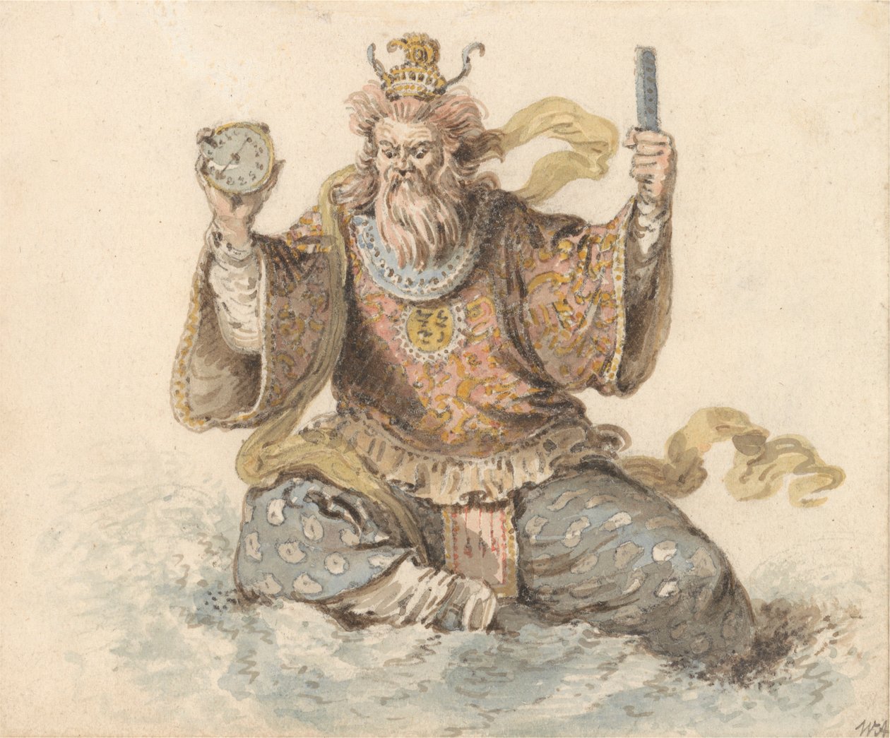 Kinesisk Neptun af William Alexander