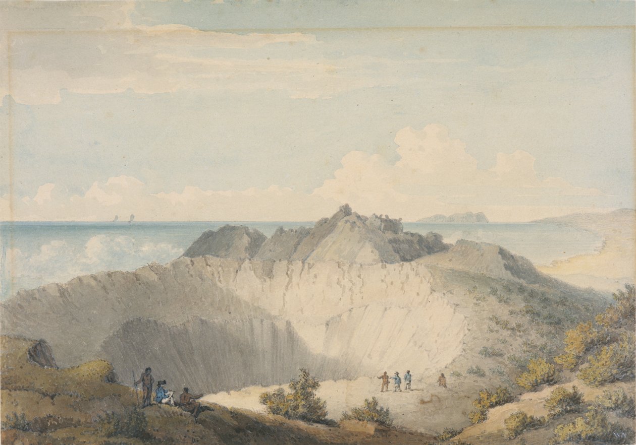 Krateret på toppen af Mount Worroray, Owhyhee af William Alexander