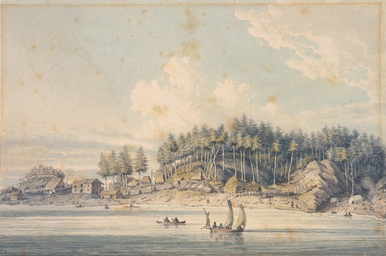 Friendly Cove, Nootka Sound, Vancouver Island af William Alexander