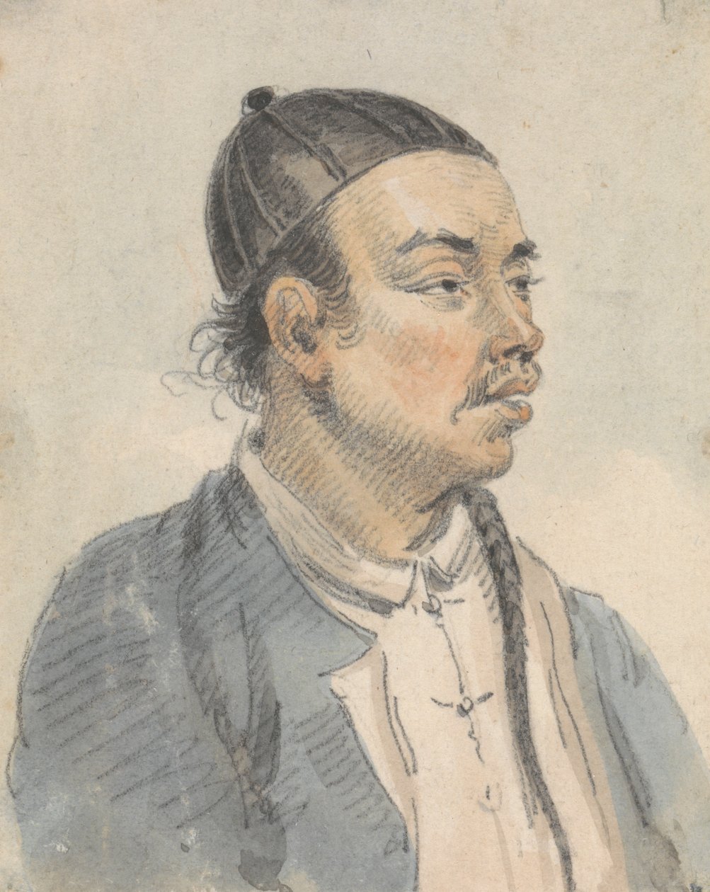 Portræt af en kinesisk mand af William Alexander