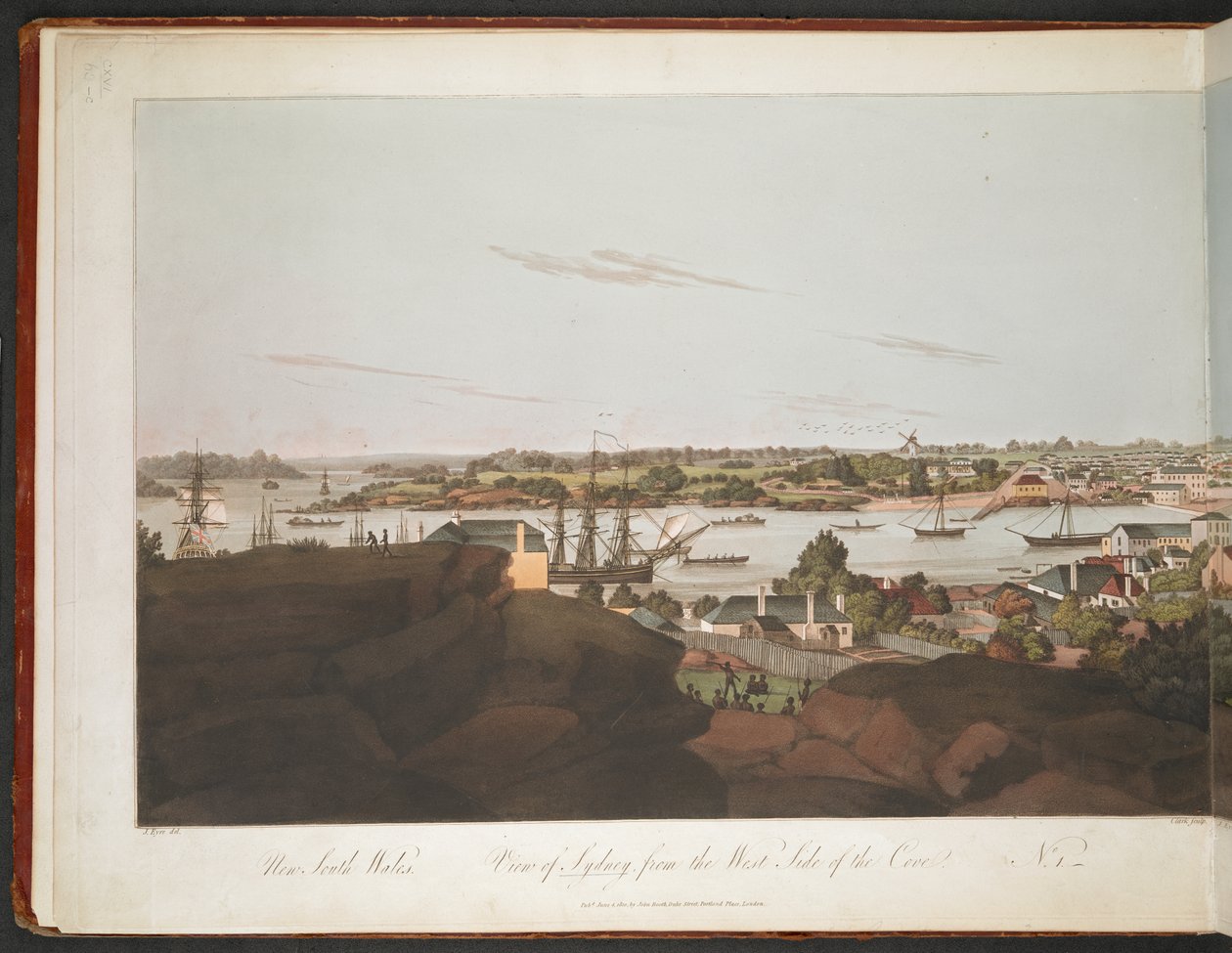 Näkymä Sydneystä poukaman länsipuolelle. af William Alexander