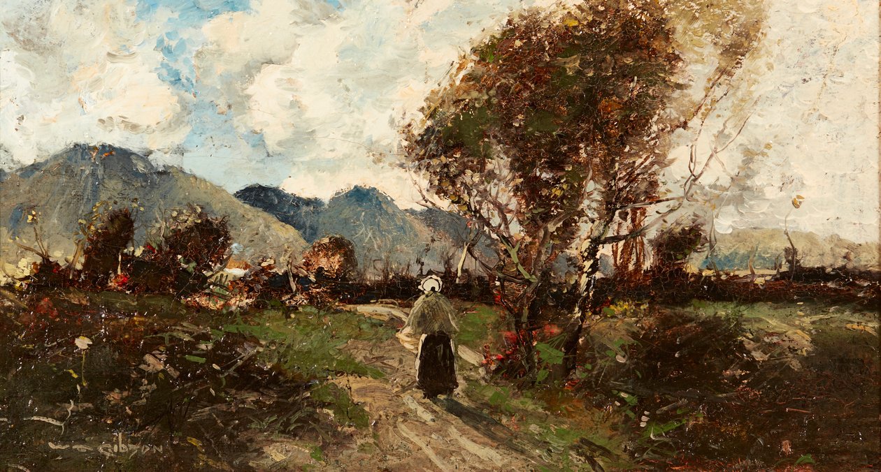 Homeward Bound (olie på lærred) af William Alfred Gibson