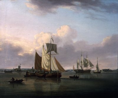 Forsendelse fra Deptford (olie på lærred) af William Anderson