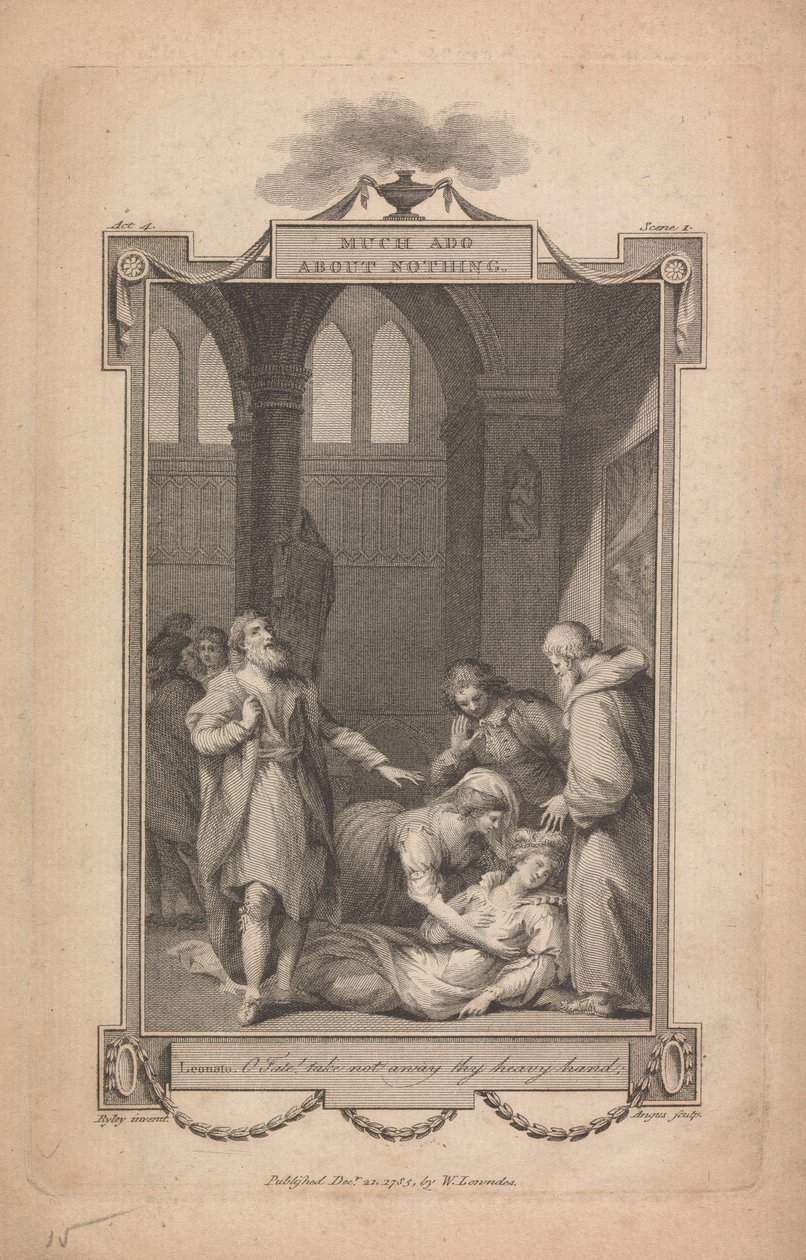 Much Ado About Nothing Act IV, Sc. jeg af William Angus