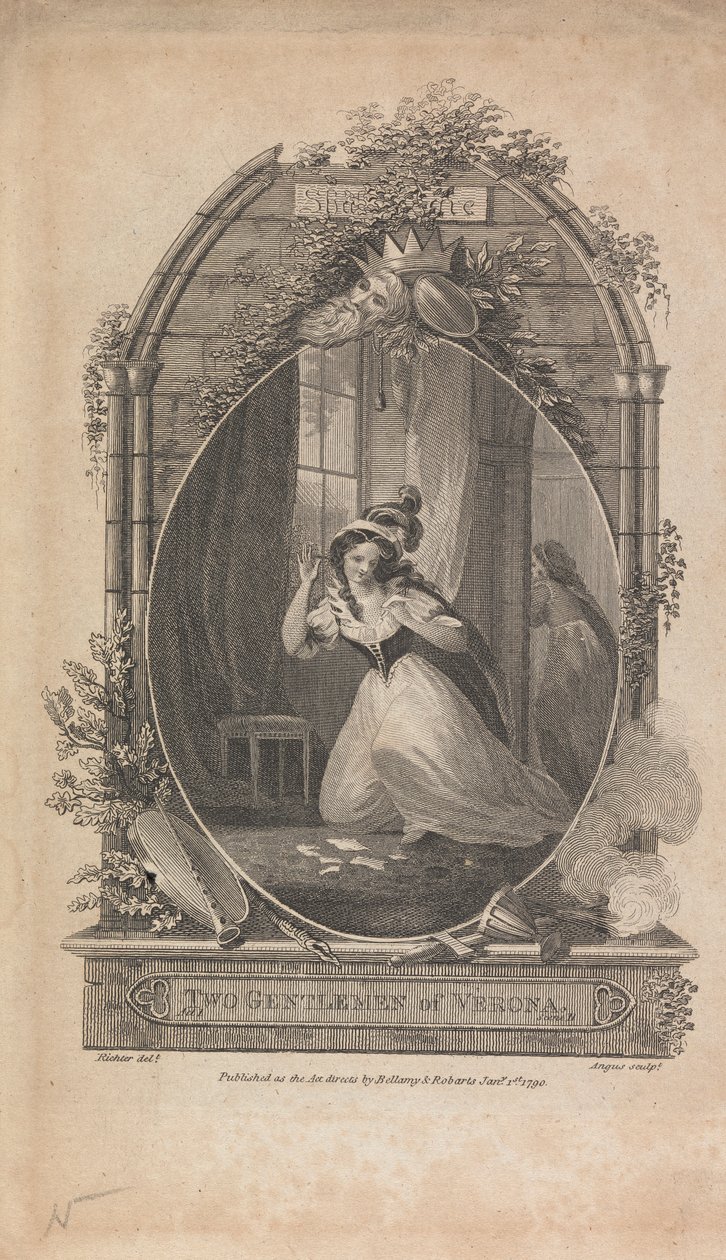Two Gentlemen of Verona, Act I, Sc. II af William Angus