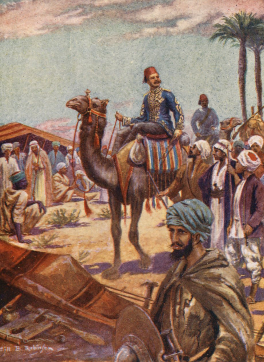 Illustration til general Gordons liv (farvelitografi) af William B. Robinson