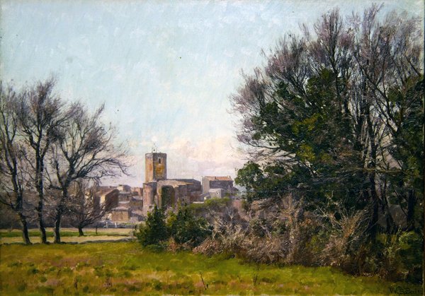 Saint Raphael (olie på lærred) af William Baptiste Baird