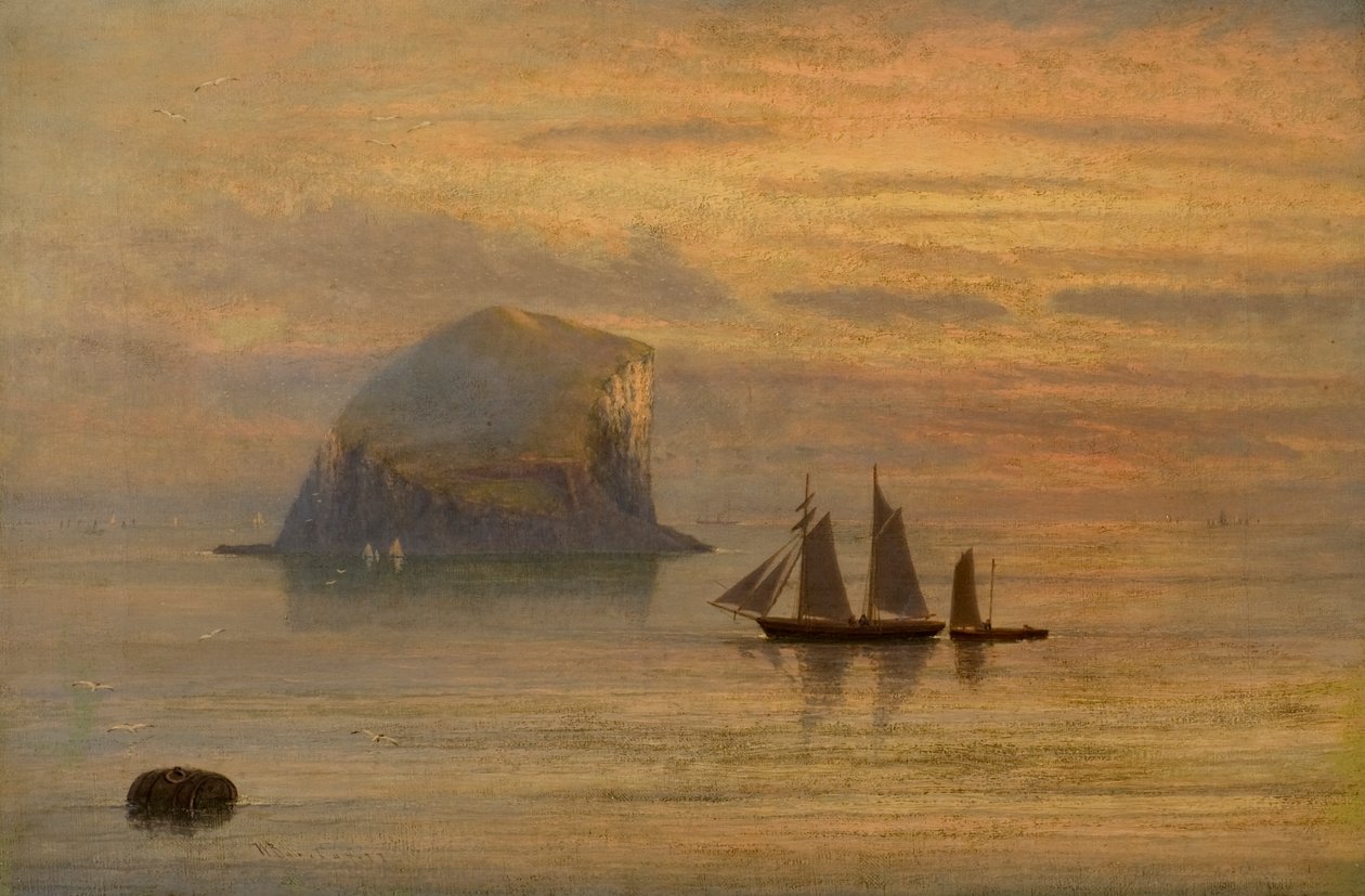 Uden titel [The Bass Rock] af William Barclay