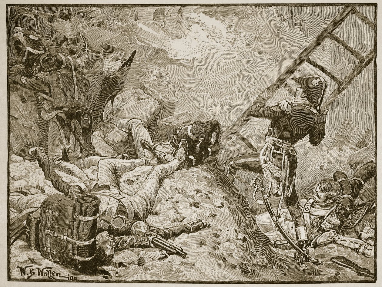 Marshal Lannes i Ratisbon, illustration fra 