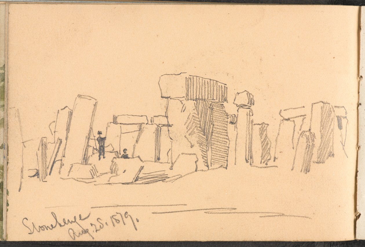 ?Stonehenge 25. august 1879.? af William Barnes Wollen